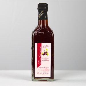 Rotes Kirschwasser mit Fruchtauszug 40 % 0,35 l